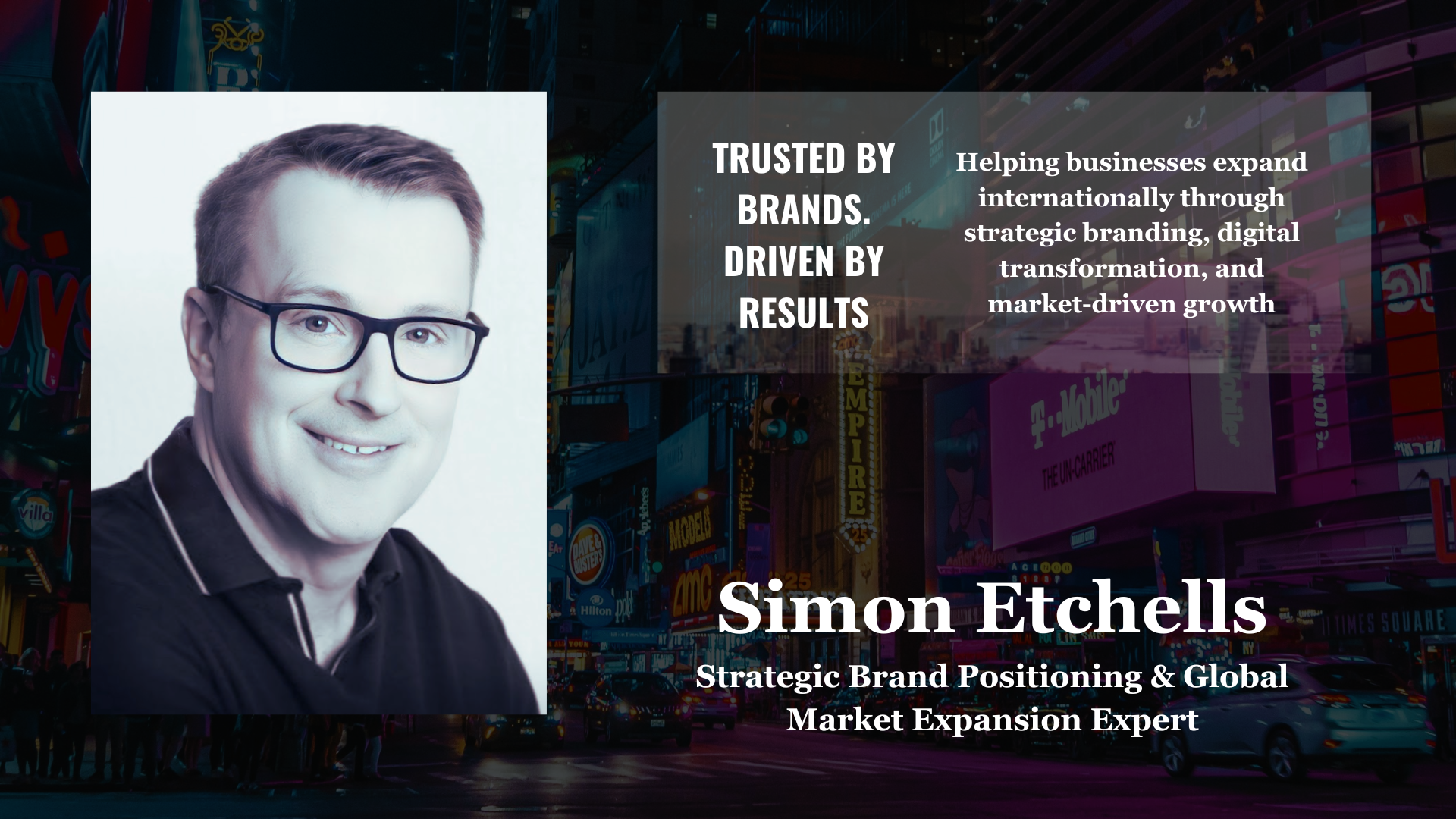 Simon Etchells - Marketing and international branding expert